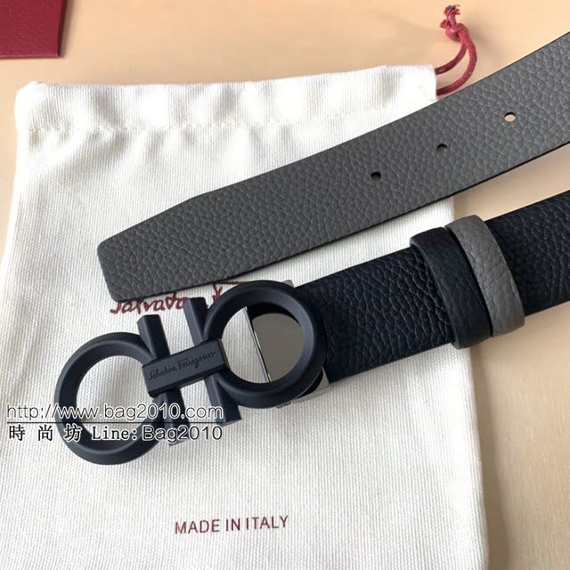 菲拉格慕男士皮帶 Ferragamo精品銅扣腰帶  jjp1954